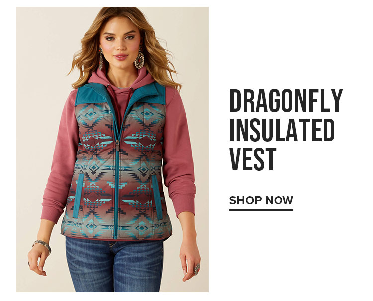 DRAGONFLY INSULATED VEST | SHOP NOW