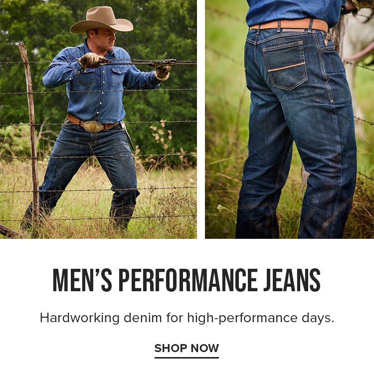 MEN'S PERFORMANCE JEANS | SHOP NOW