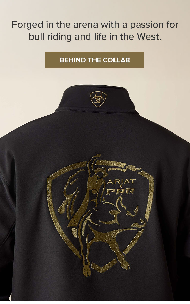 Forged in the arena with a passion for bull riding and life in the West. | BEHIND THE COLLAB