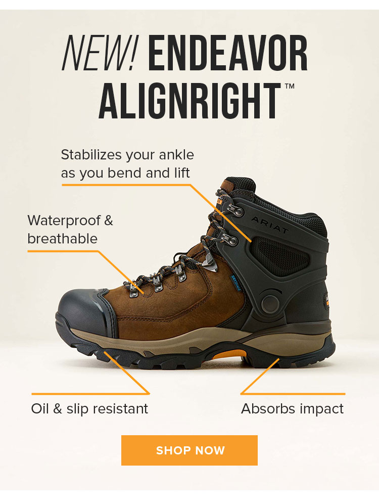 NEW! ENDEAVOR ALIGNRIGHT | SHOP NOW