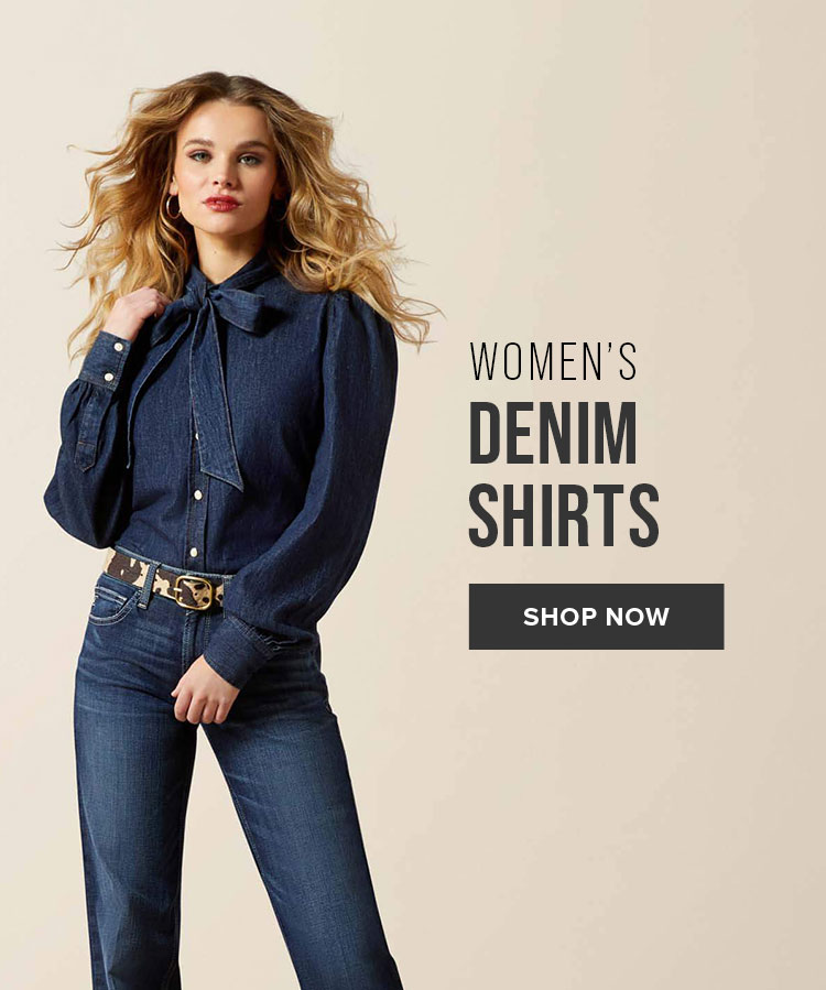 WOMEN'S DENIM SHIRTS | SHOP NOW
