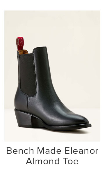 Bench Made Eleanor Almond Toe Chelsea Boot
