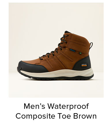 Men’s Waterproof Composite Toe Brown