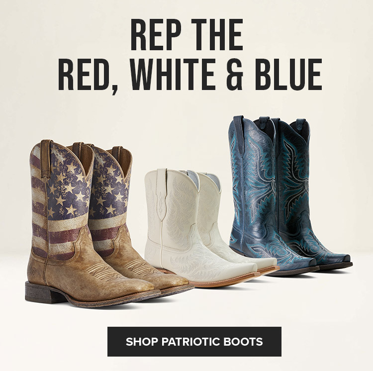 REP THE RED, WHITE AND BLUE | SHOP PATRIOTIC BOOTS