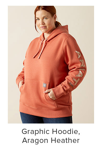 Graphic Hoodie, Aragon Heather