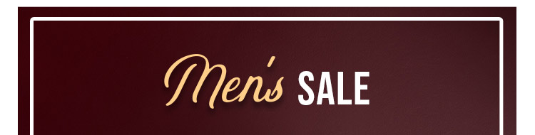 MEN'S SALE