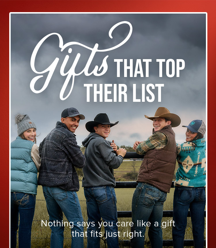 GIFTS THAT TOP THEIR LIST