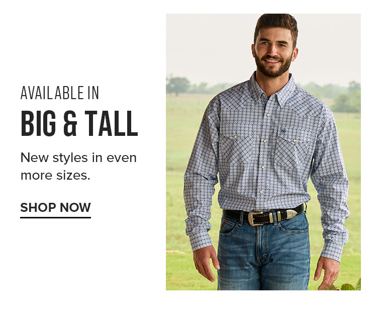 AVAILABLE IN BIG AND TALL | SHOP NOW