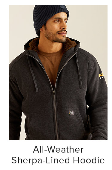 All-Weather Sherpa-Lined Hoodie