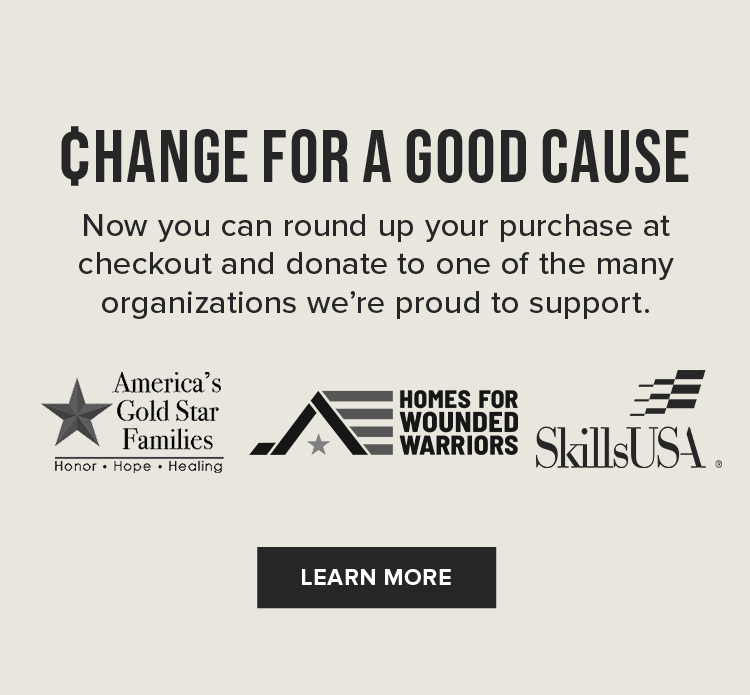 CHANGE FOR A GOOD CAUSE