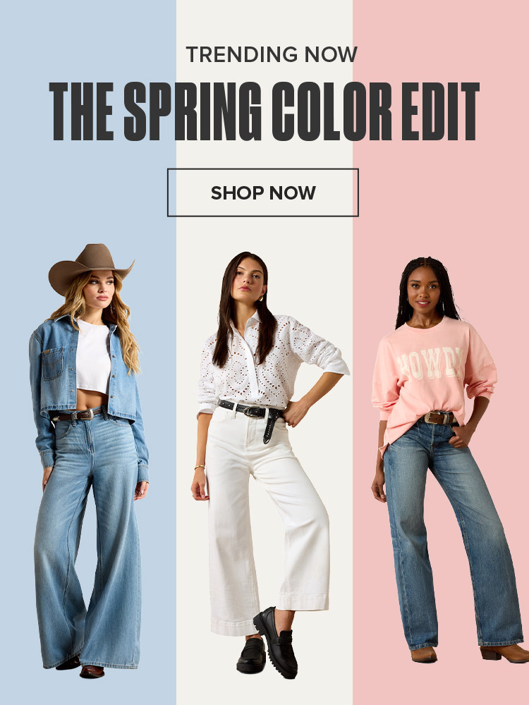 TRENDING NOW. THE SPRING COLOR EDIT | SHOP NOW