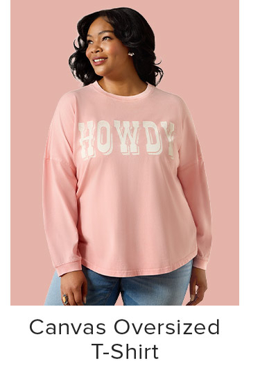Canvas Oversized T-Shirt