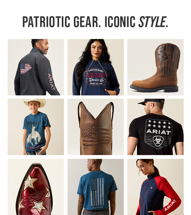 Patriotic Gear. Iconic Style.