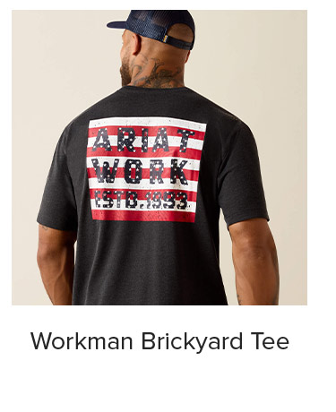 Workman Brickyard Tee in Charcoal Heather