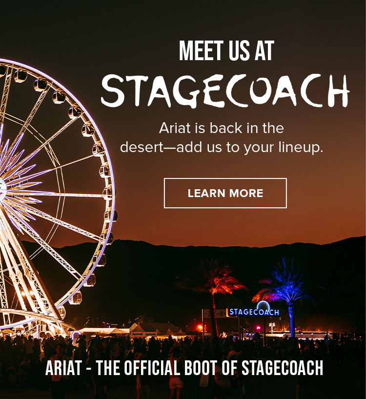 Meet us at Stagecoach | Learn More