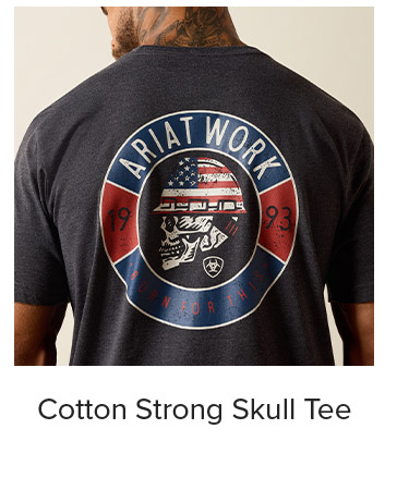 Cotton Strong Skull Tee