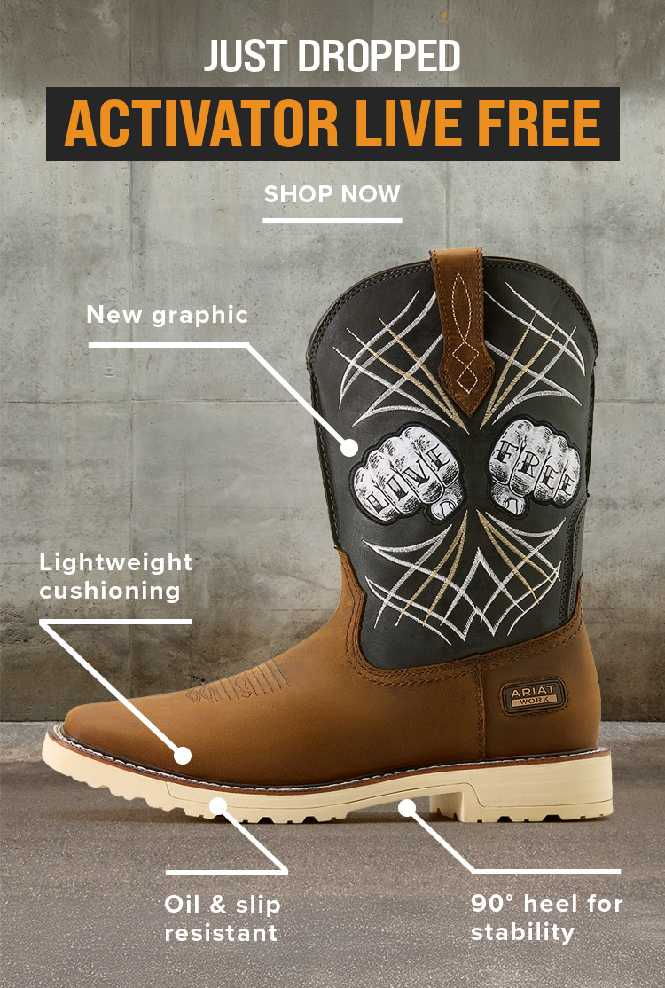 JUST DROPPED. Activator Live Free. SHOP NOW