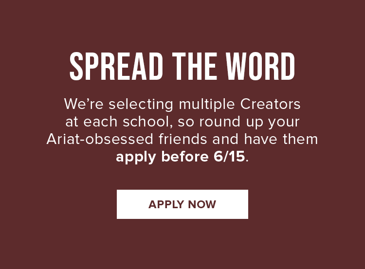 Spread the Word | Apply Now