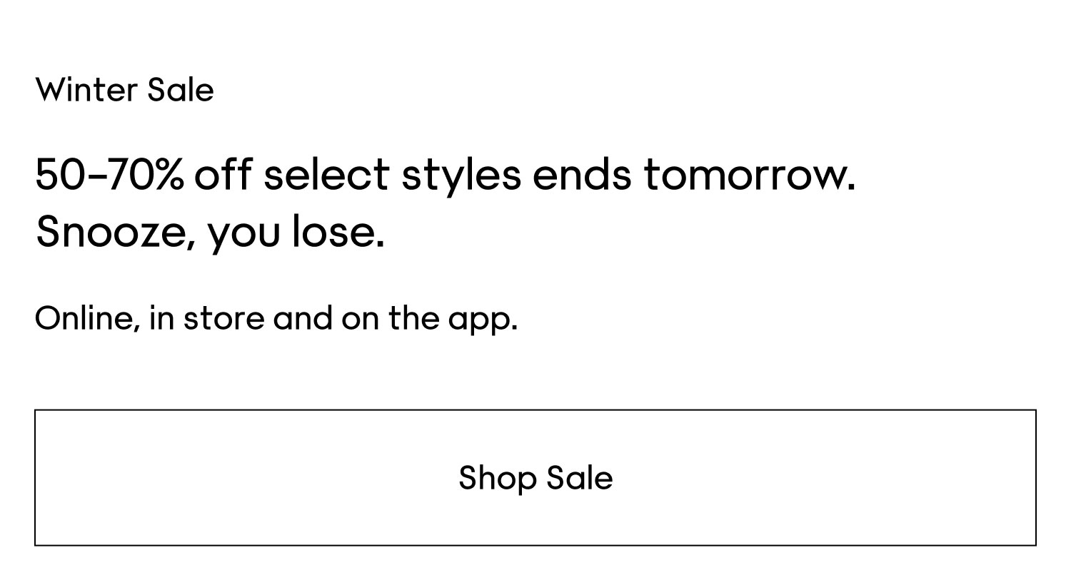 WINTER SALE