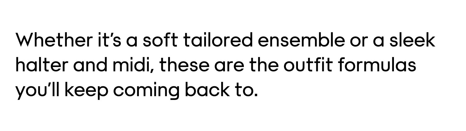 SOFT TAILORED