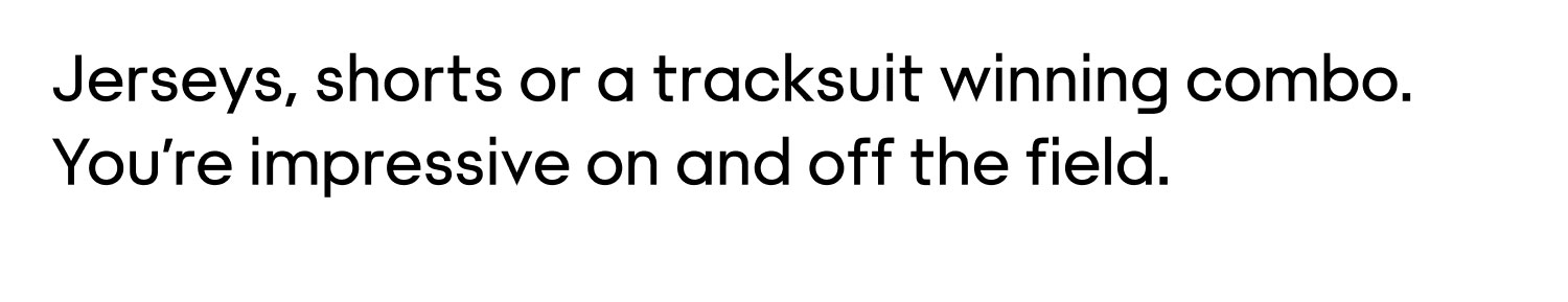 JERSEYS TEXT