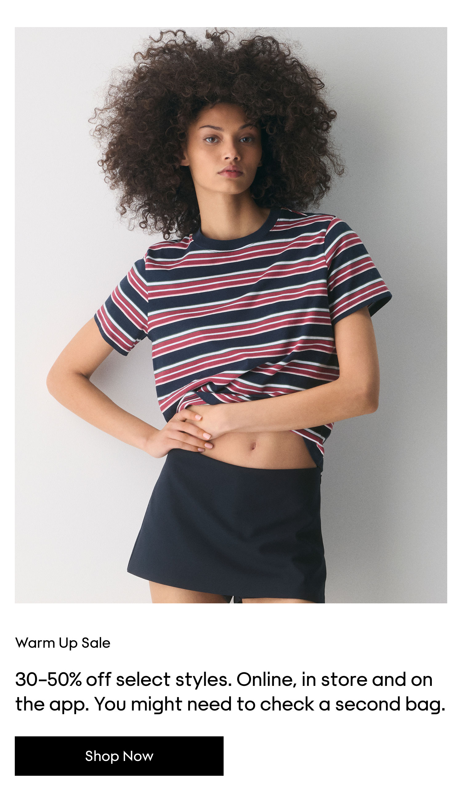 WARM UP SALE