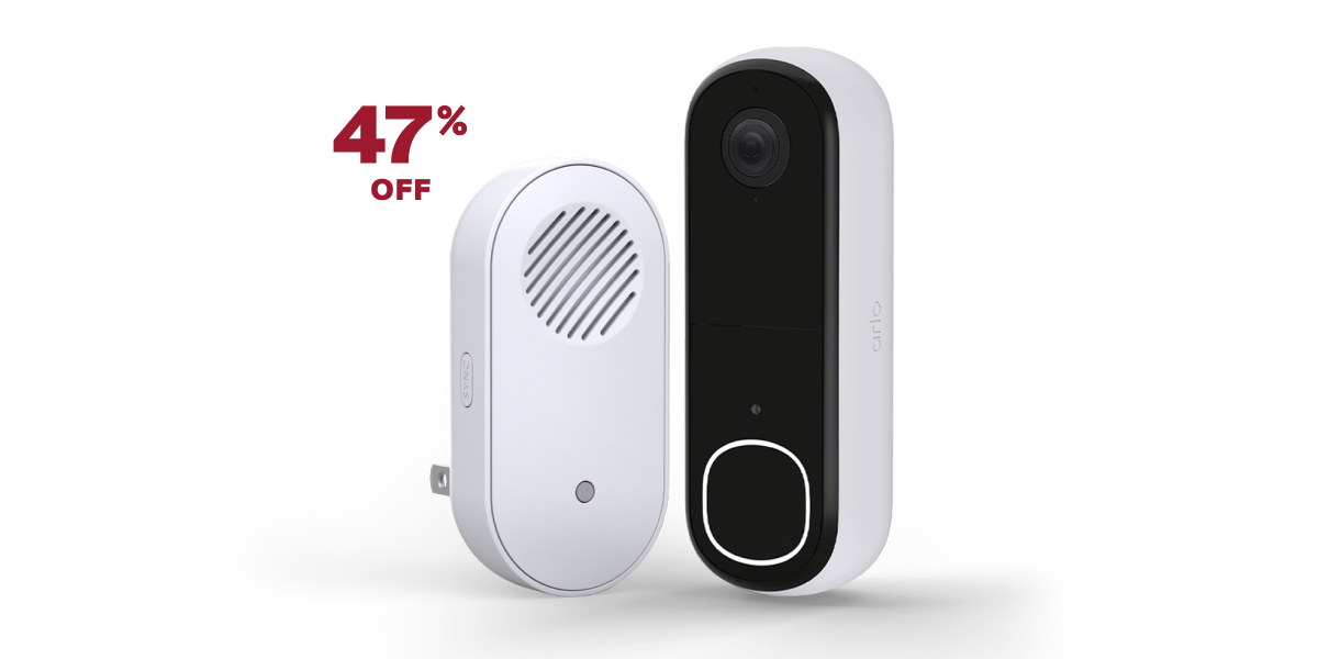 The 2K Doorbell and Chime Bundle. 47% off.