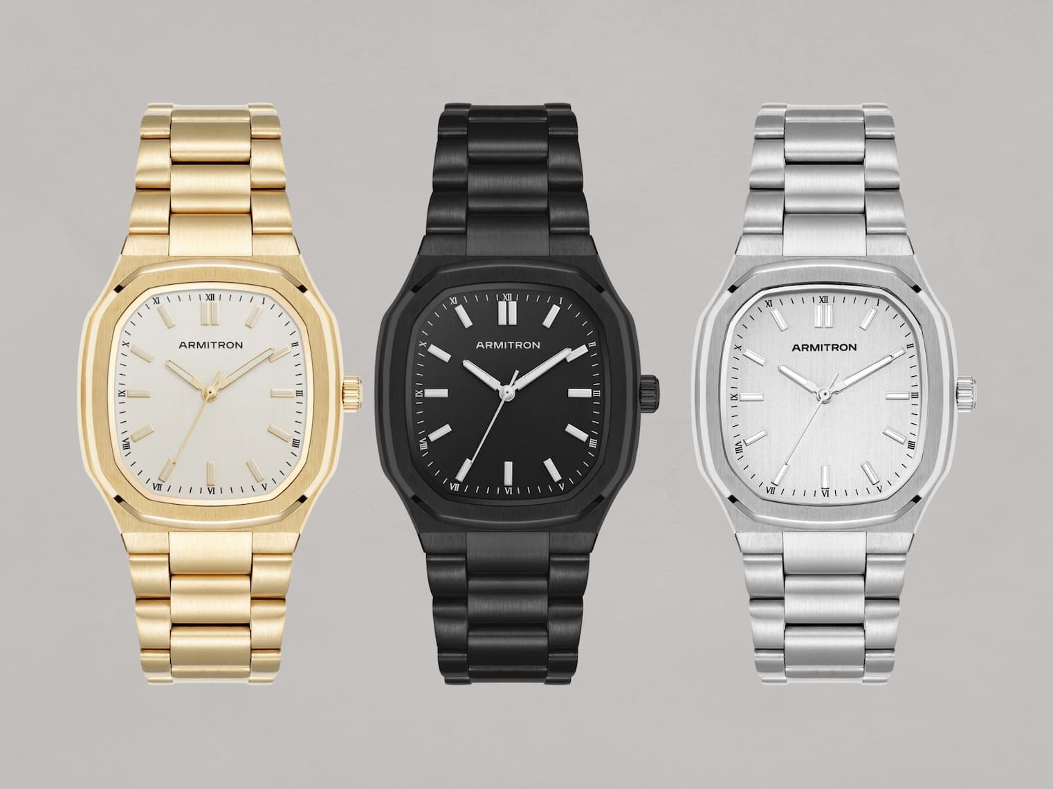 Photo of the three Ryder Watches