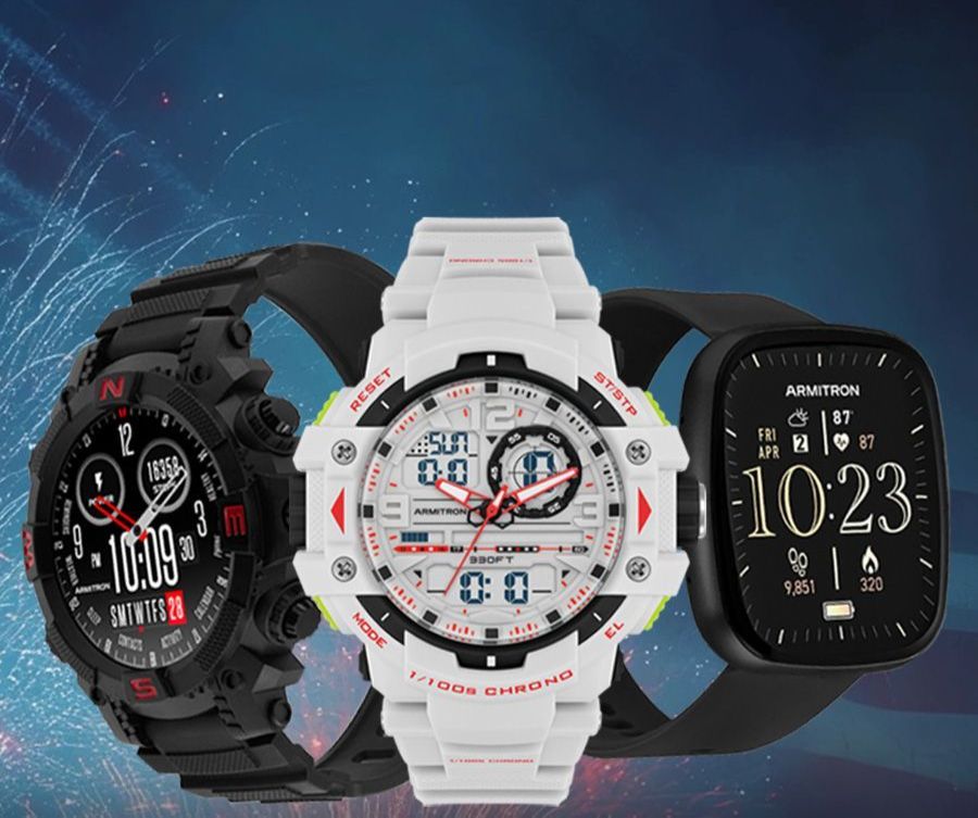 Image of the Dual watch and Sync and Lunar Smartwatches