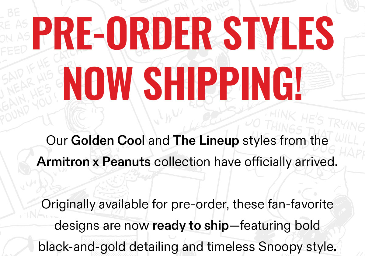 Now shipping!
