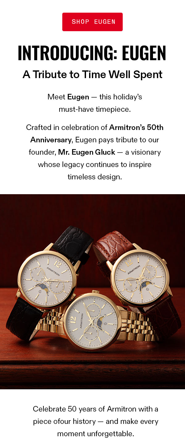 Introducing Eugen — A Tribute to Time Well Spent​