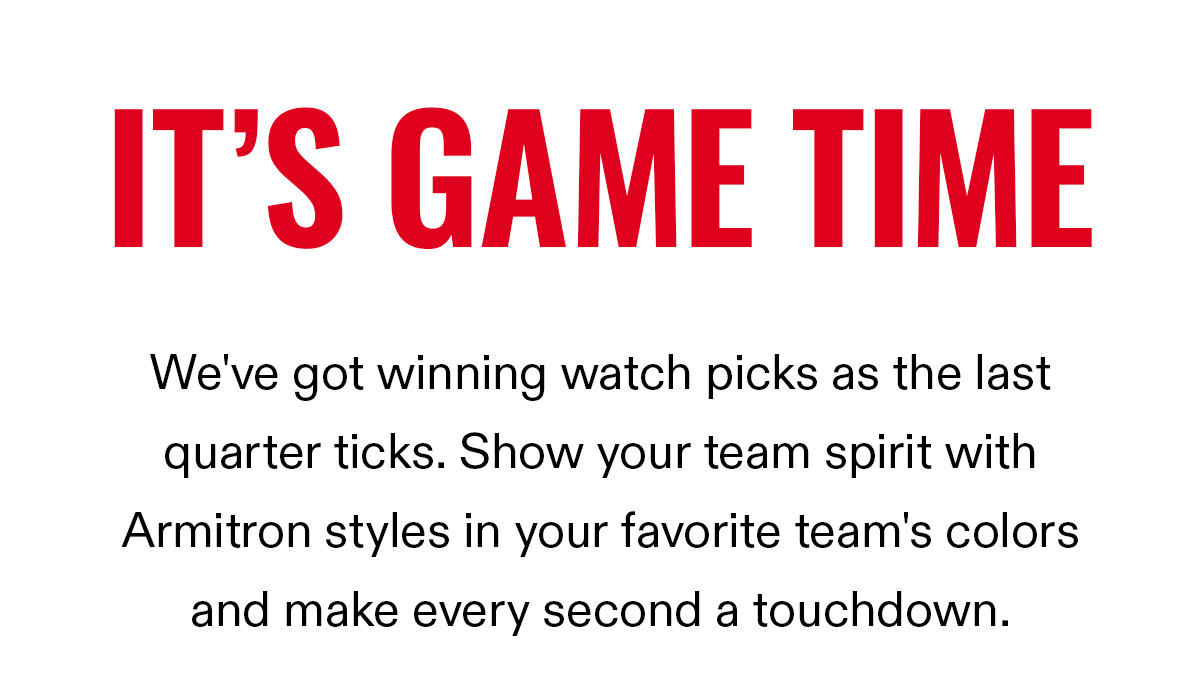 It's Game Time