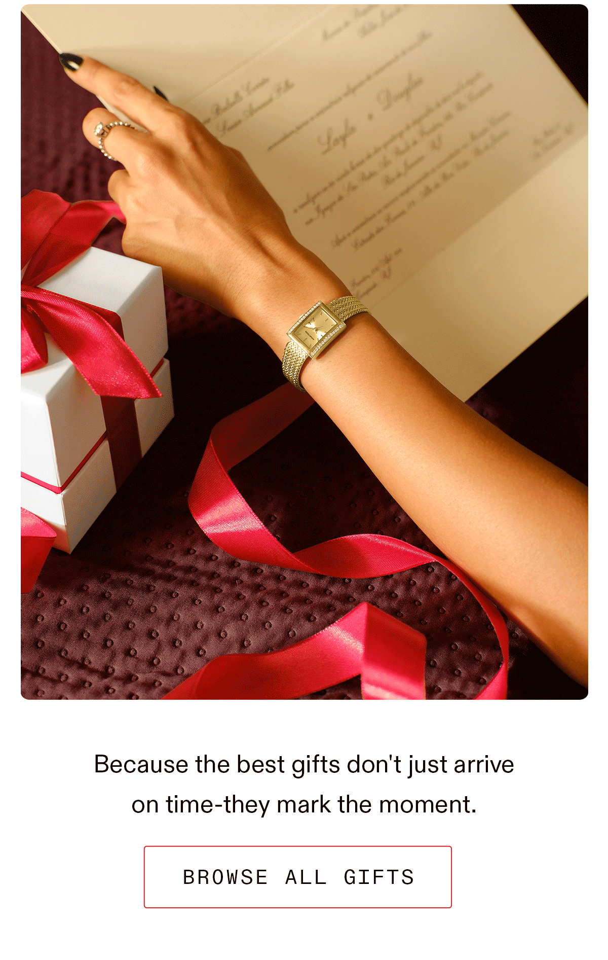 Your Valentine, Right on Time