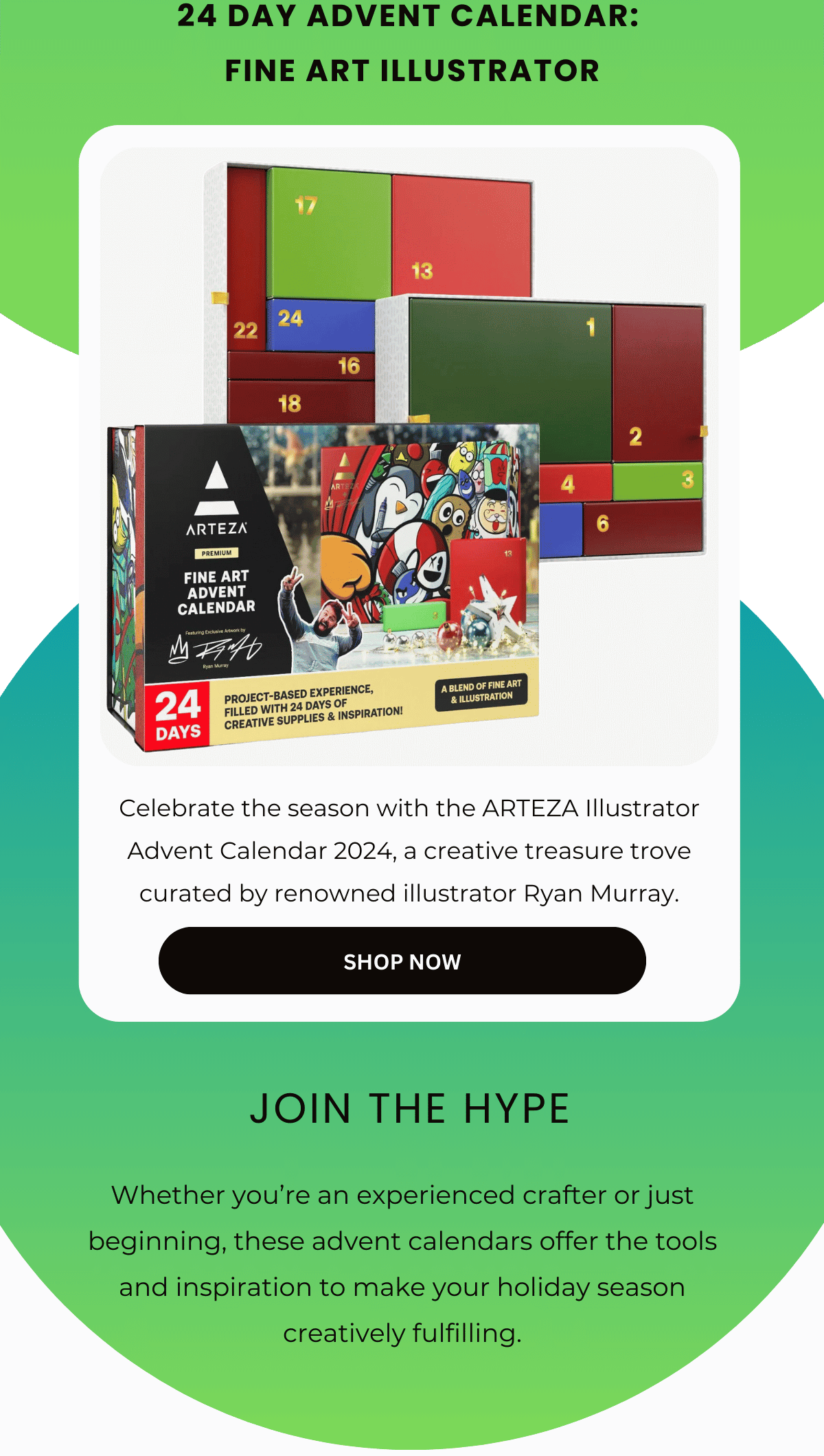 24 Day Advent calendar: Fine art illustrator