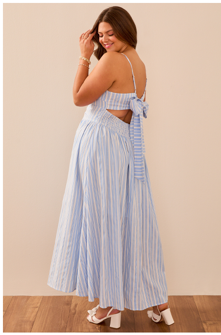 Jessie Stripe Maxi Dress