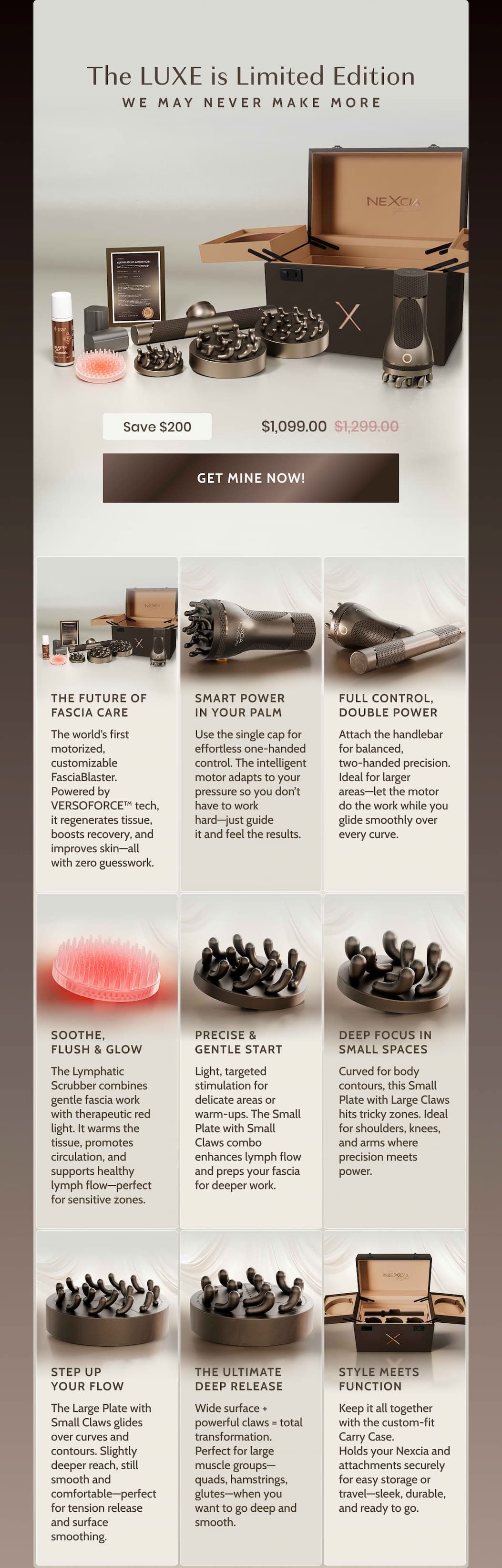 The Luxe is Limited Edition - Save $200