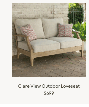 Clare View Outdoor Loveseat $699