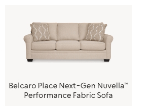 Belcaro Place Next-Gen Nuvella™ Performance Fabric Sofa