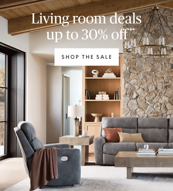 Living room deals up to 30% off