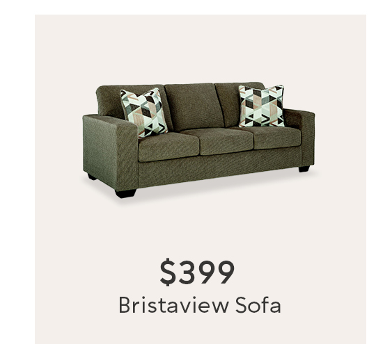$399 Bristaview Sofa