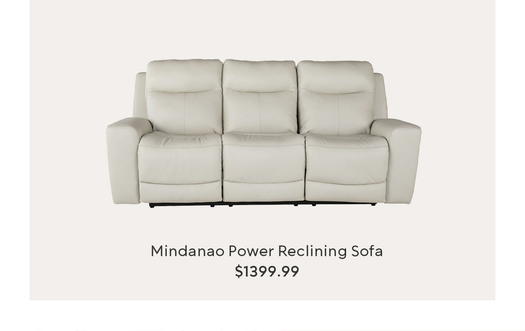 Mindanao Power Reclining Sofa $1399.99