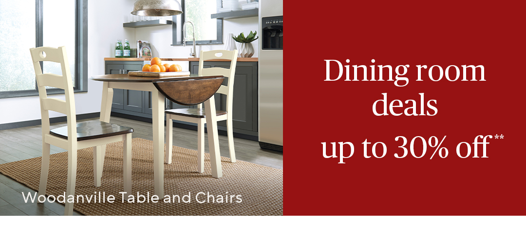 Dining room deals up to 30% off
