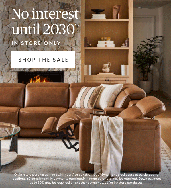 No interest until 2030 in store only