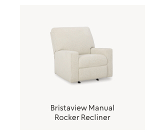 Bristaview Manual Rocker Recliner