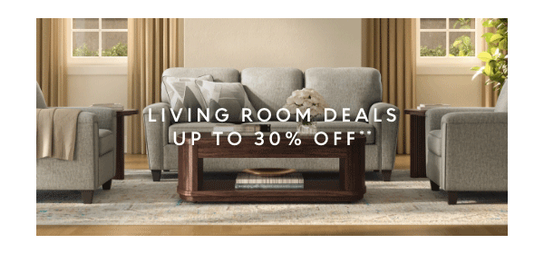 Living Room Deals up to 30% off