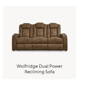 Wolfridge Dual Power Reclining Sofa
