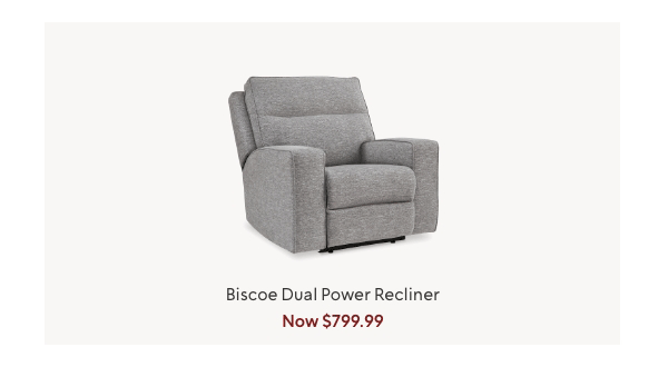 Biscoe Dual Power Recliner