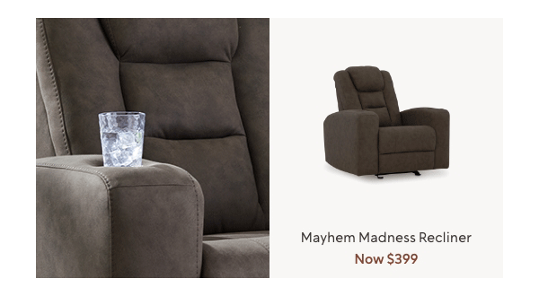 Mayhem madness recliner