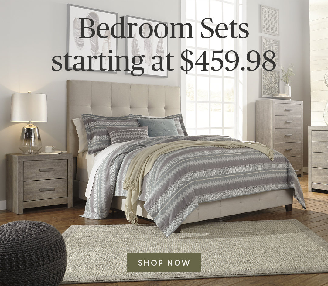 Bedroom sets starting at $459.98