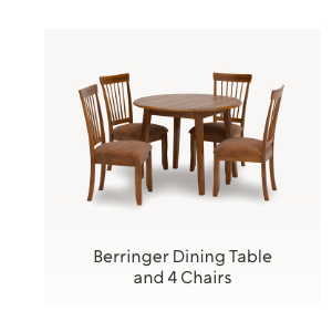 Berringer Dining Table and 4 Chairs